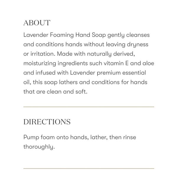Young Living Lavender Foaming Hand Soap - Picture 4 of 6
